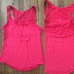 Lulu Lemon size 12 red tank